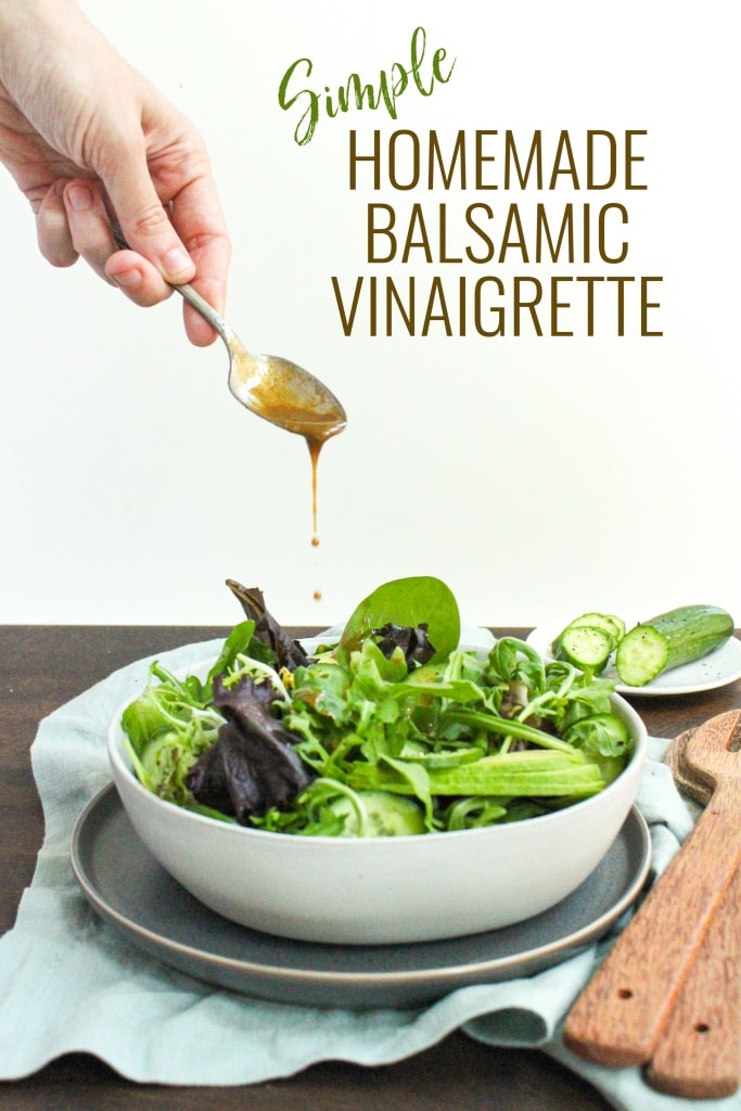 homemade lemon balsamic dressing