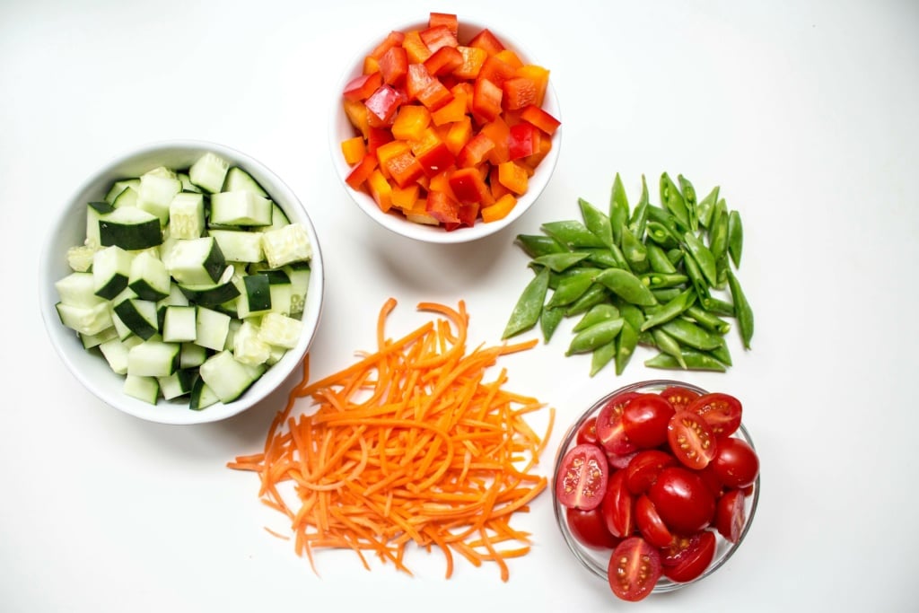 how to make an easy healthy lunch vegetables