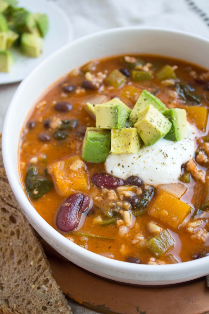 butternut squash turkey chili