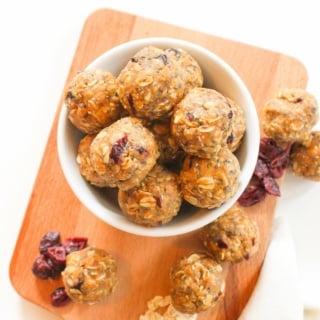high protein vegetarian snack bites in a bowl