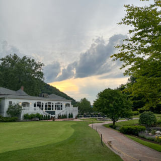sunset from the homestead hotel