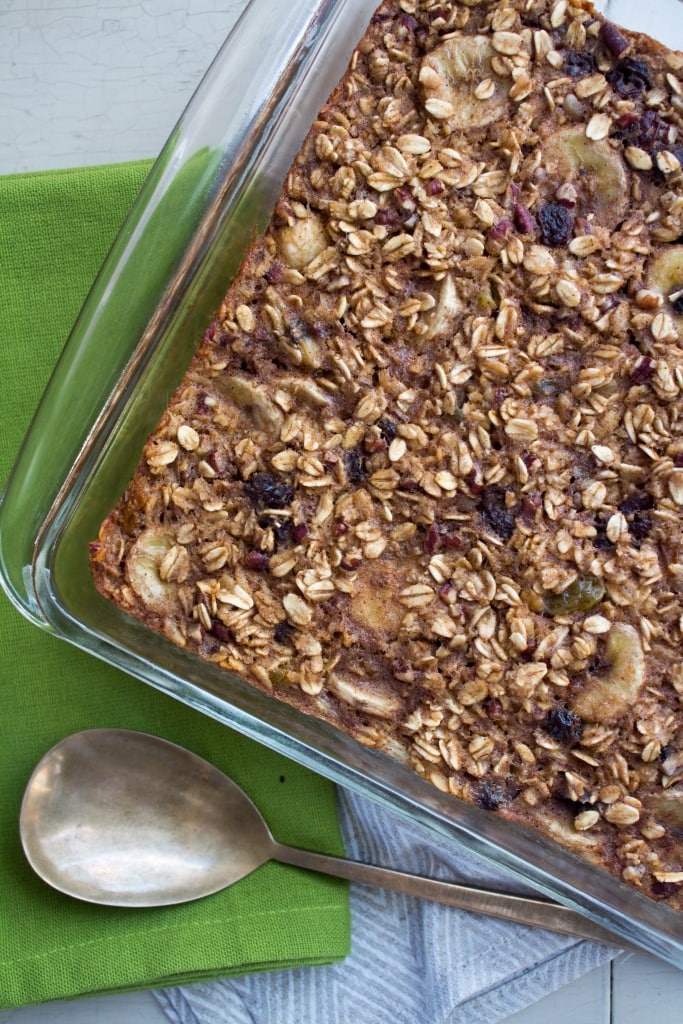 fast easy breakfast baked oatmeal