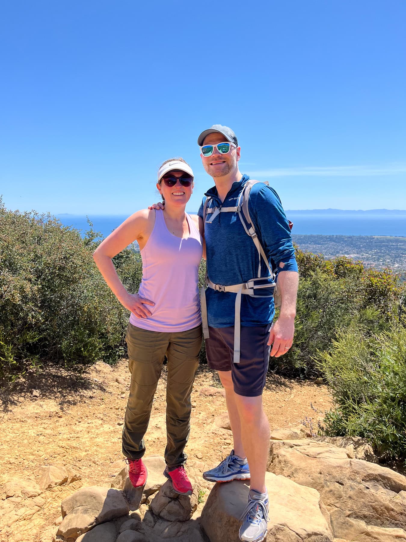 anne and matt mauney at inspiration point
