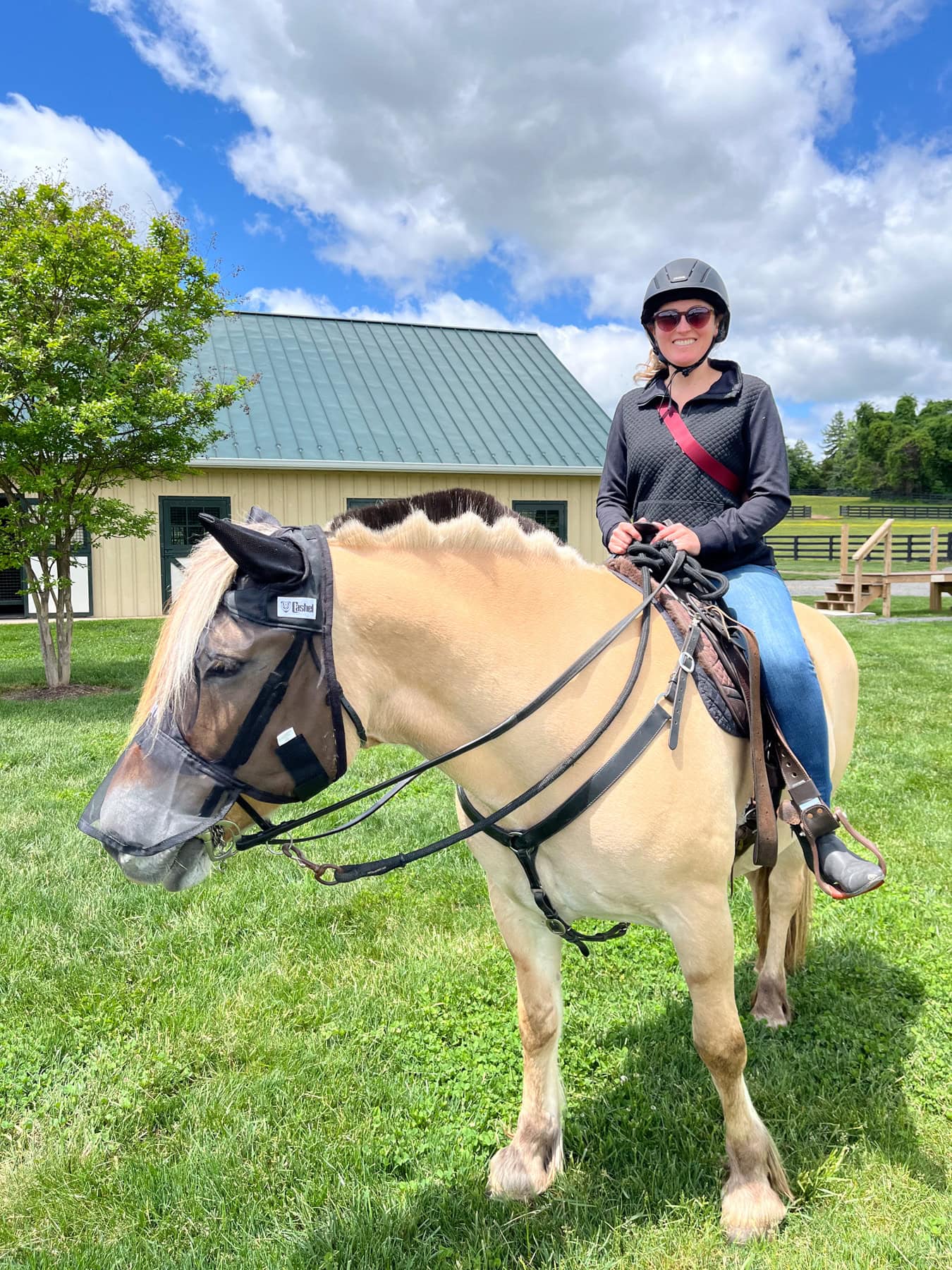 anne mauney on a horse