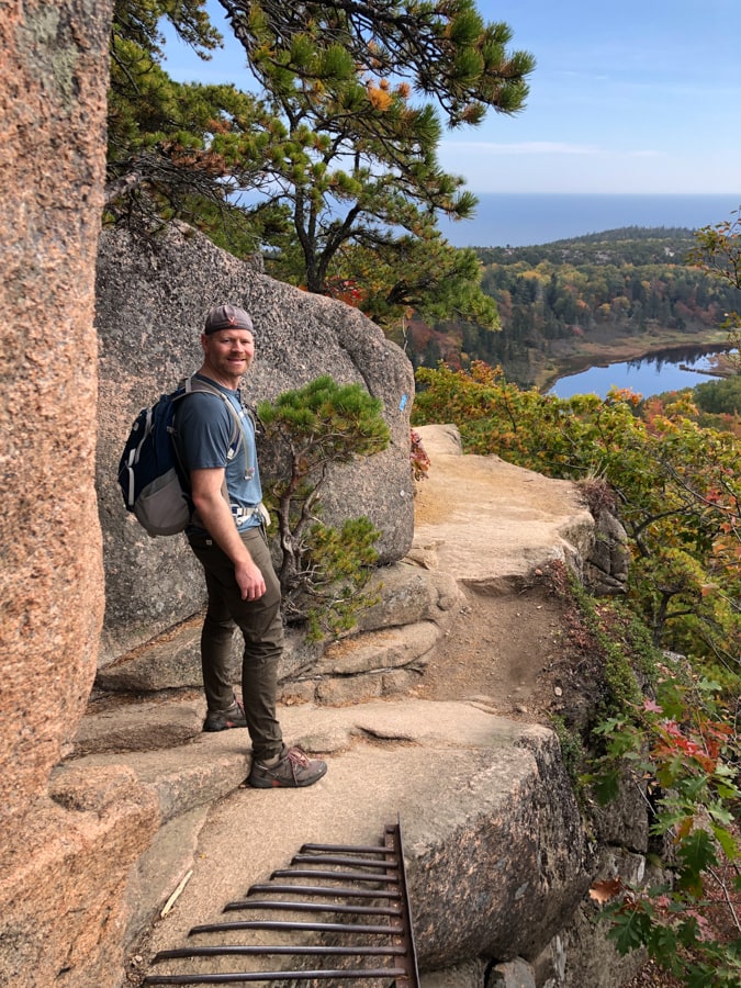 matt mauney on the beehive hike