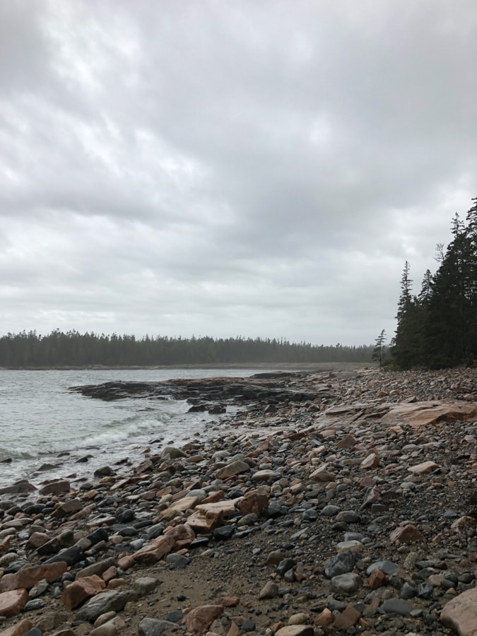 rugged coastline in maine