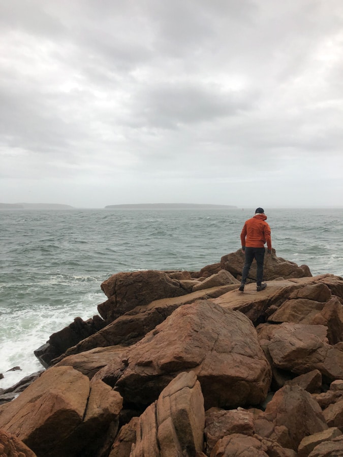 exploring the coast in maine