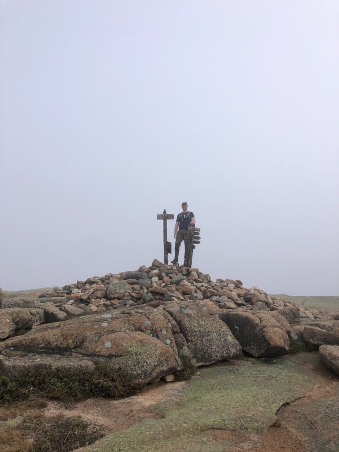sargent mountain summit in acadia