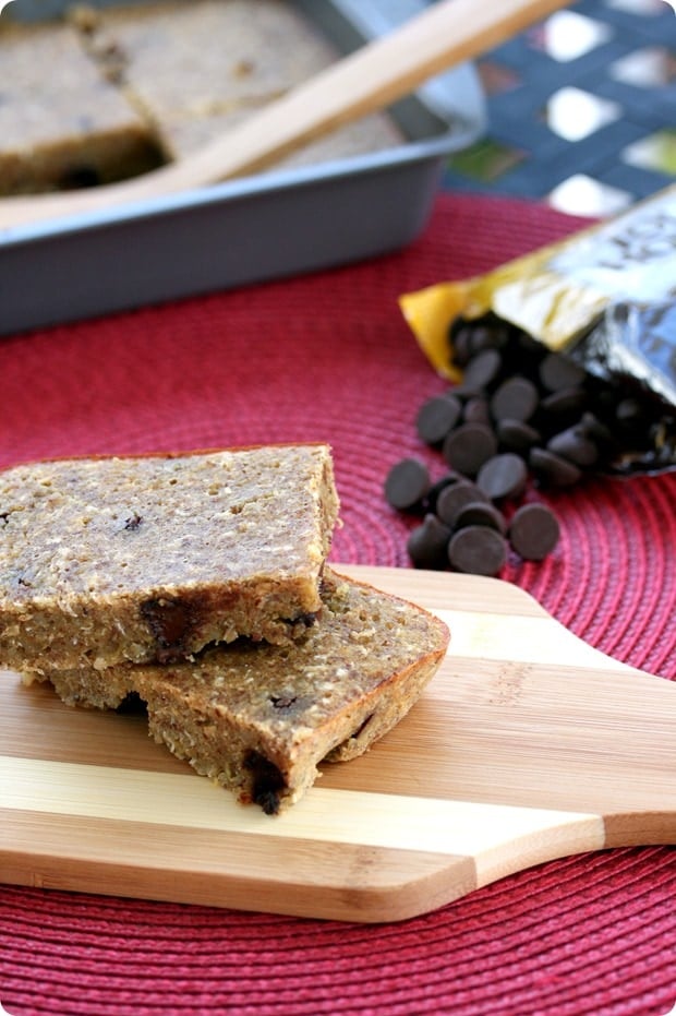 dark chocolate quinoa bars