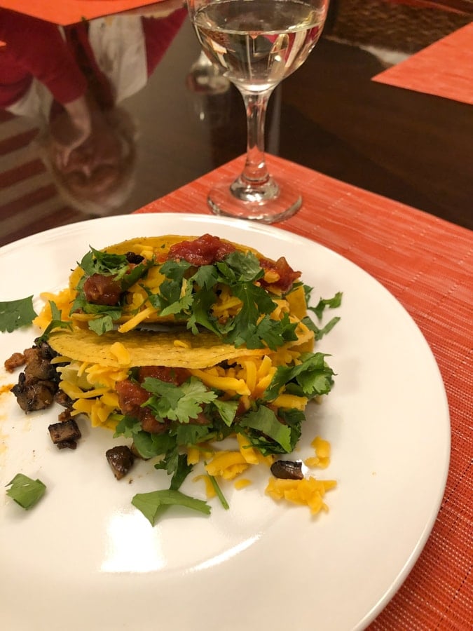 tacos on a plate