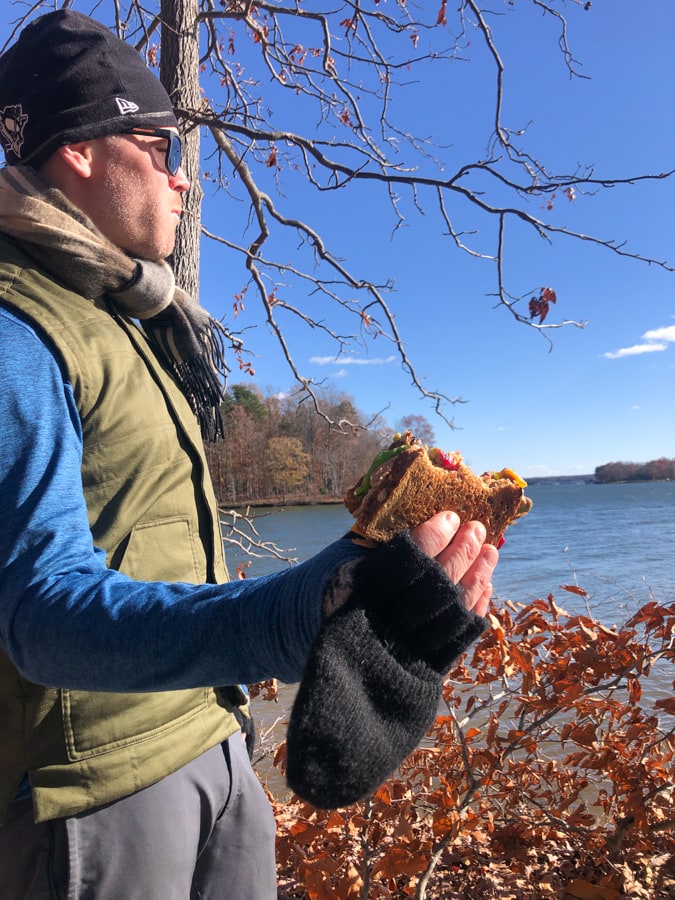 leftover thanksgiving turkey sandwich
