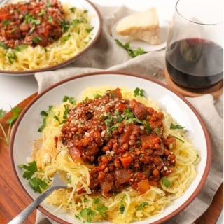 instant pot lentil bolognese