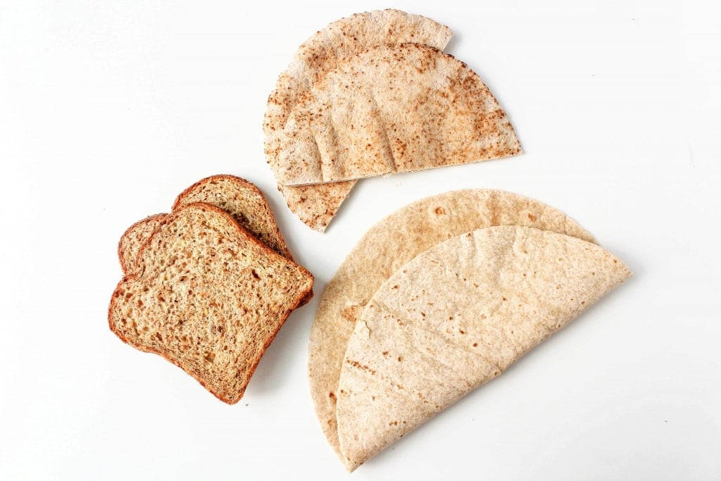 Mix & Match Healthy Sandwich Recipes - whole wheat bread, pita and wraps