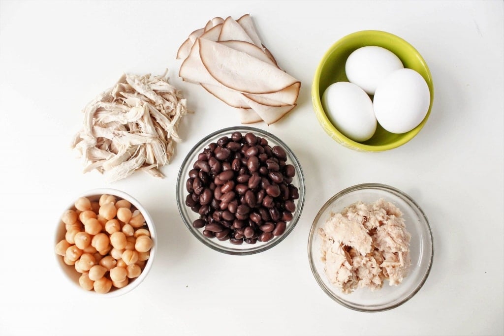 Mix & Match Healthy Sandwich Recipes - Protein ingredients