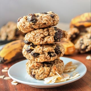 oatmeal banana coconut cookies