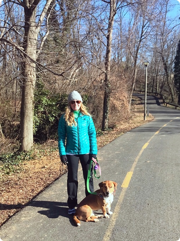 one month postpartum walk