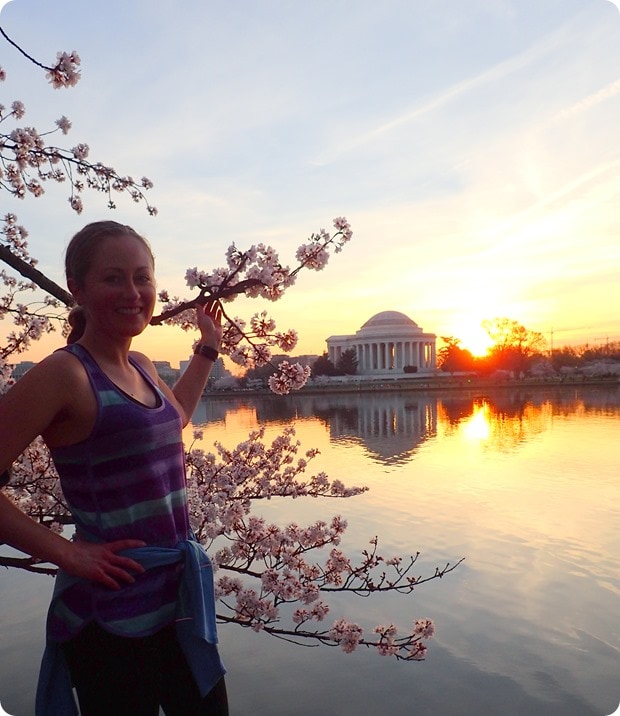 cherry blossom runner
