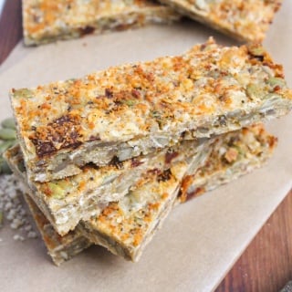 cheesy savory granola bars