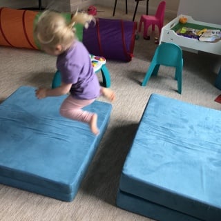 toddler jumping