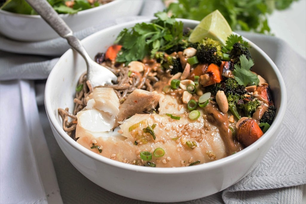 peanut noodles with tilapia
