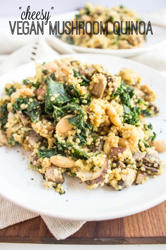 Vegan Mushroom Quinoa Side Dish Recipe