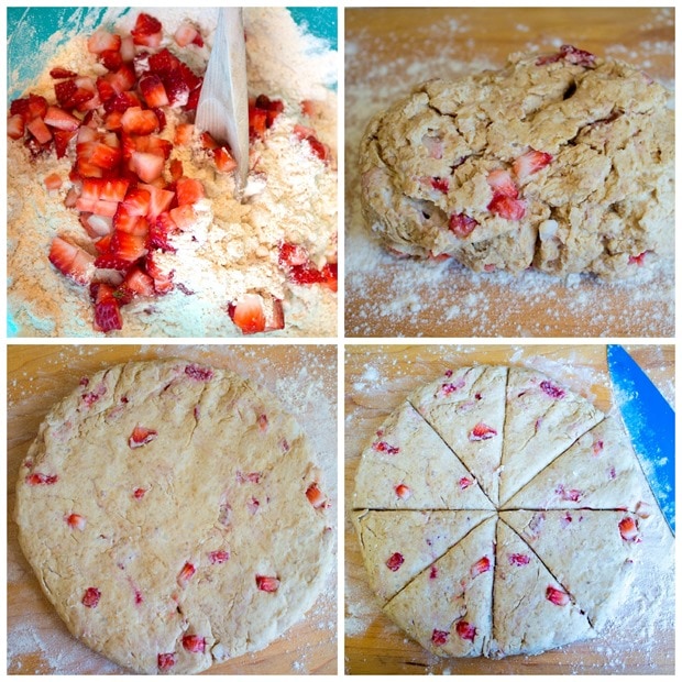 how to make vegan strawberry scones 