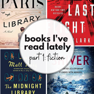 fiction books I've read lately