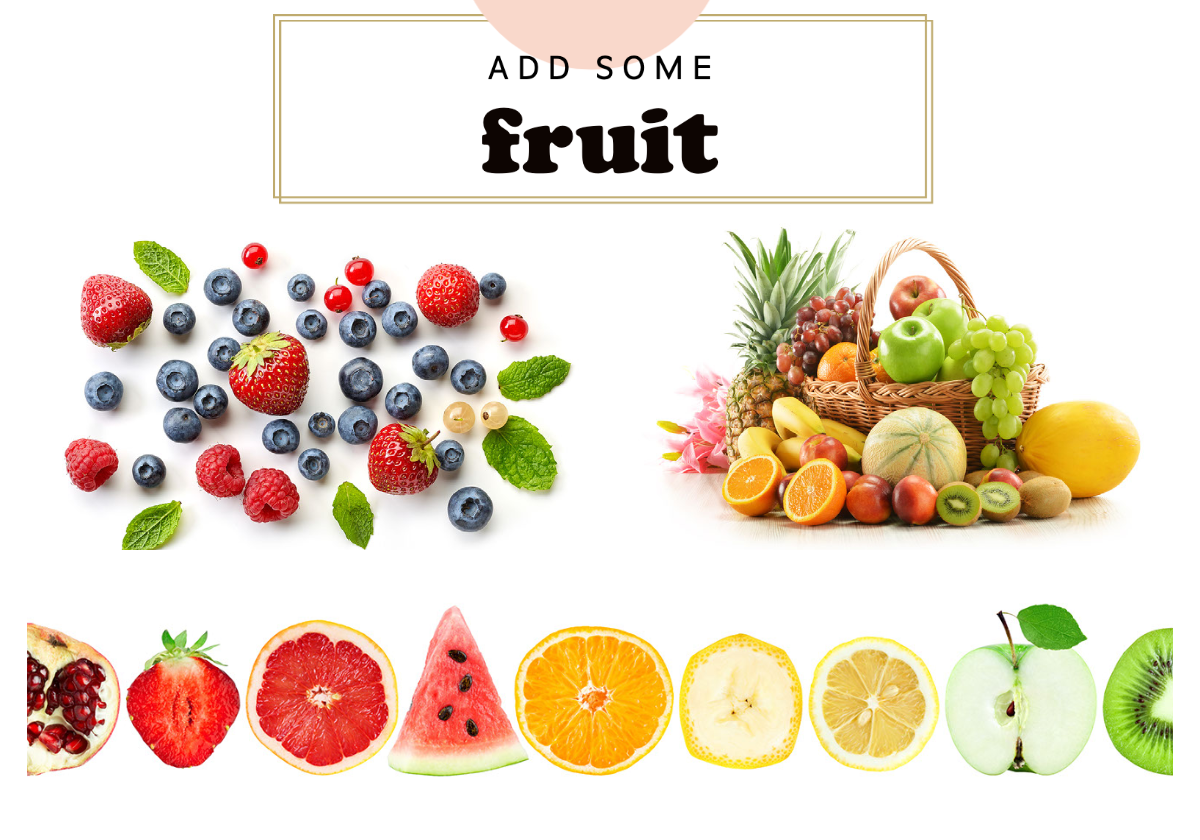 fruit for oatmeal