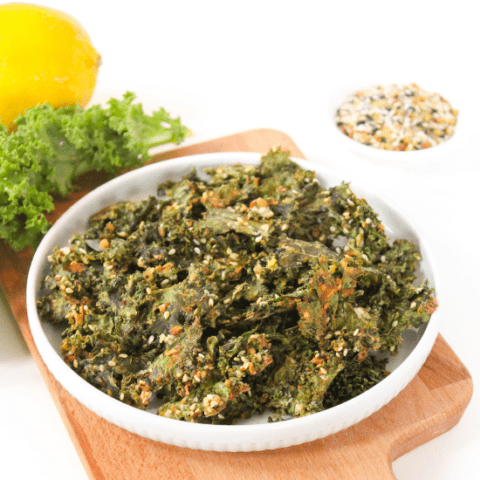 Crunchy Quick-Baked Kale Chips (+ Seasoning Options)