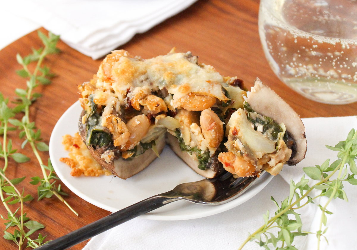 stuffed portobello mushrooms