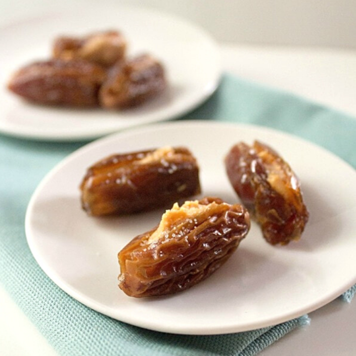 Easy Peanut Butter Stuffed Dates (Quick Running Fuel Snack)