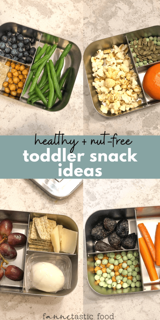 nut free and healthy toddler snack ideas