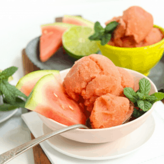 watermelon mojito sorbet